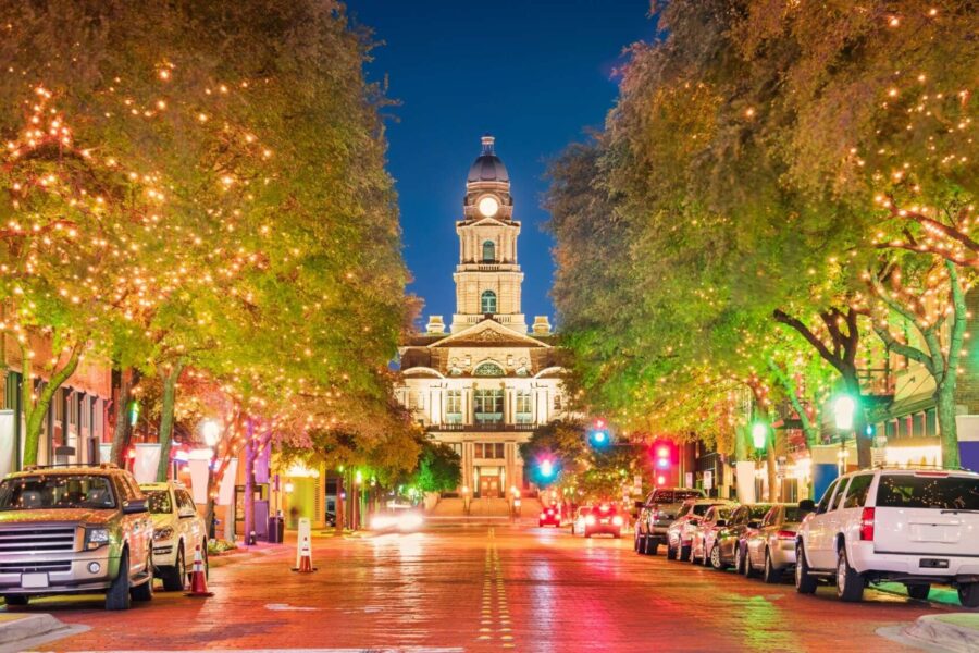 Christmas Towns in Texas